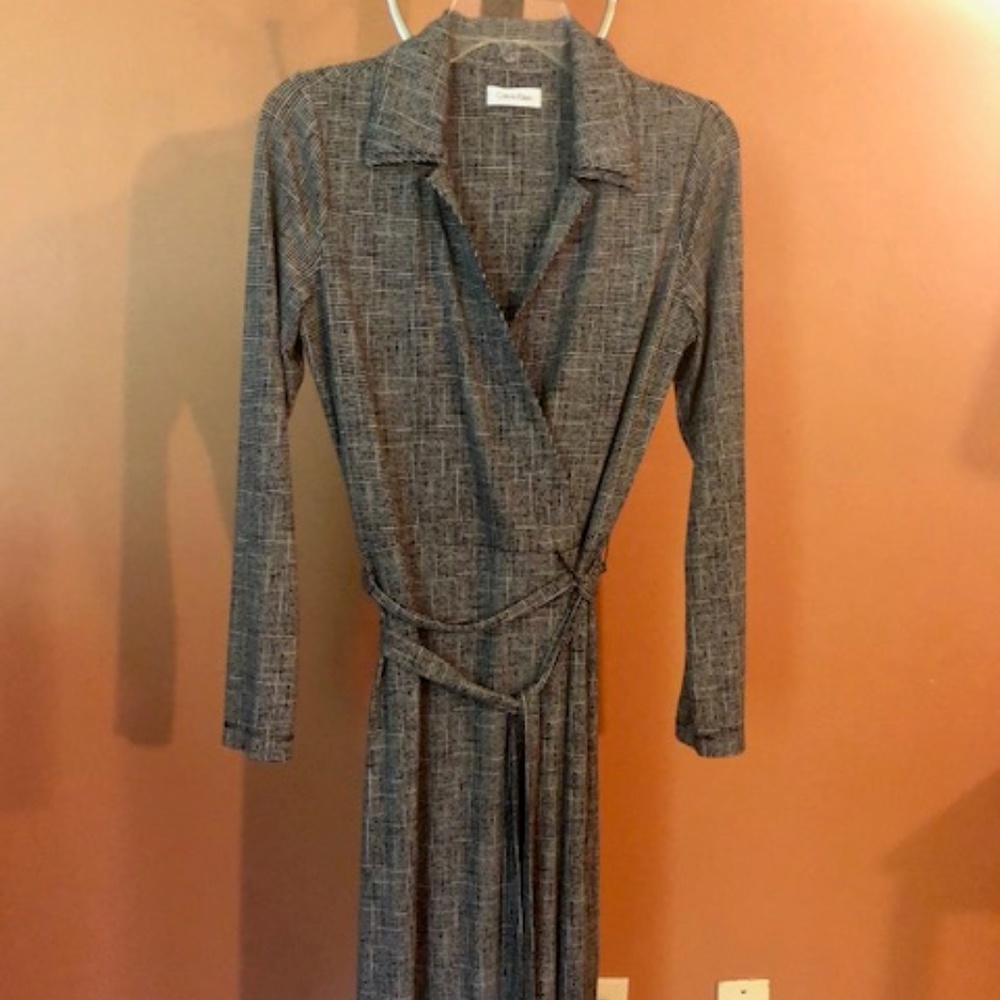 Classic Wrap Dress - Calvin Klein